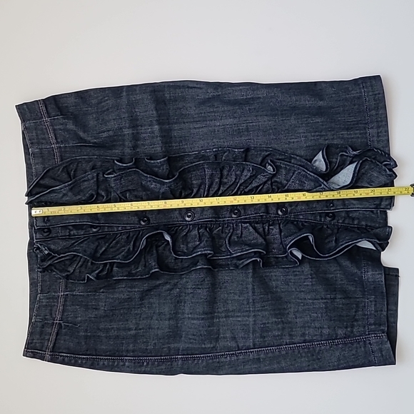 7 for all manking Jean Skirt - Picture 4 of 5